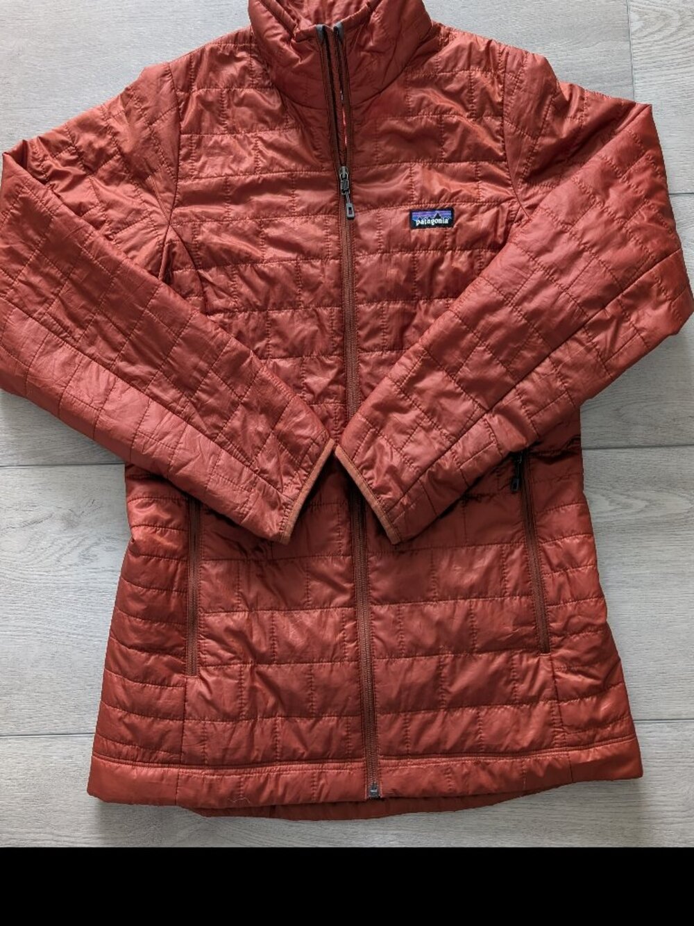 Patagonia Nano Puff Women's Jacket Burnished Red Rust Size L - Picture 6 of 15